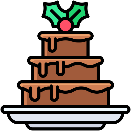 Cake Generic Outline Color icon
