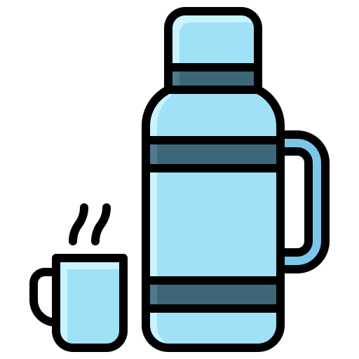 thermosflasche Generic Outline Color icon