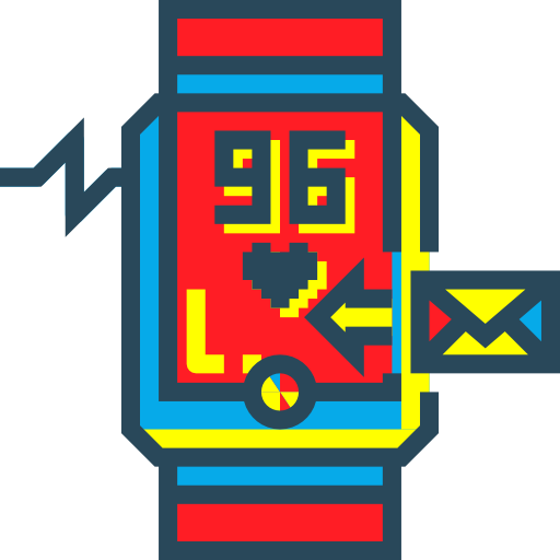 Smartwatch Skyclick Lineal Color icon