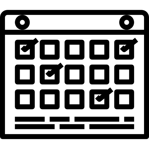 harmonogram Phatplus Lineal ikona