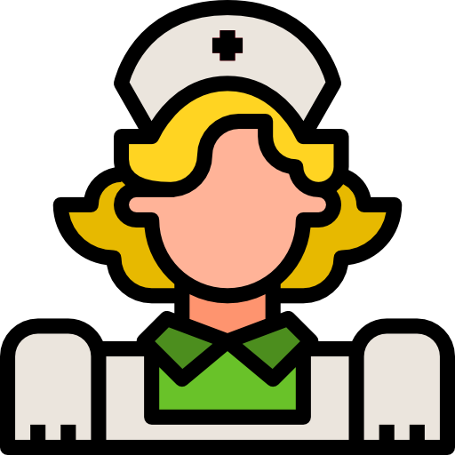 Nurse Skyclick Lineal Color icon