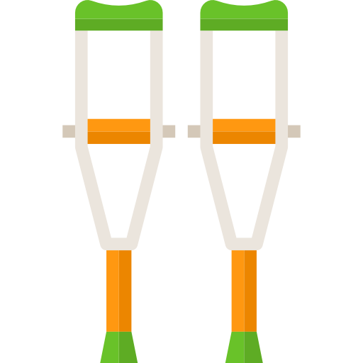 Crutch Skyclick Flat icon
