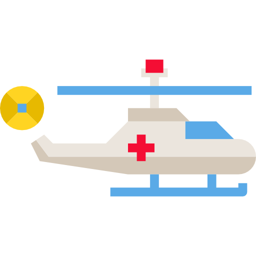 Helicopter Skyclick Flat icon