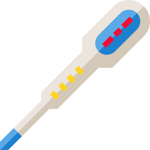 Thermometer Skyclick Flat icon