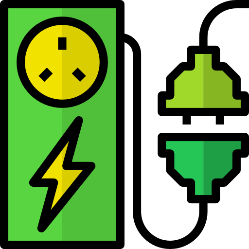 elektrizitätsstation Skyclick Lineal Color icon