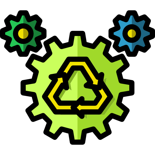 リサイクル Skyclick Lineal Color icon