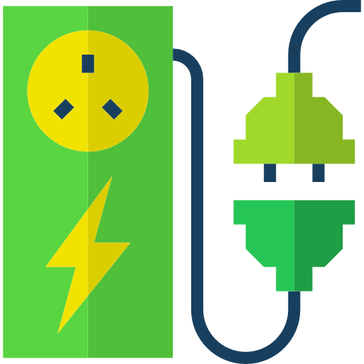 Electric station Skyclick Flat icon