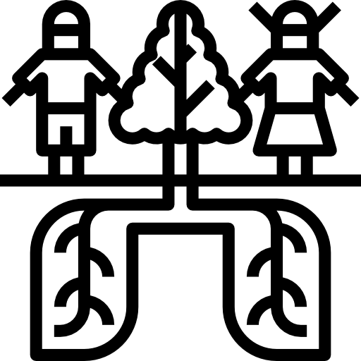 oxígeno Skyclick Lineal icono