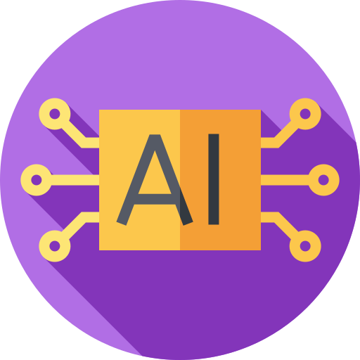 ai Flat Circular Flat icon