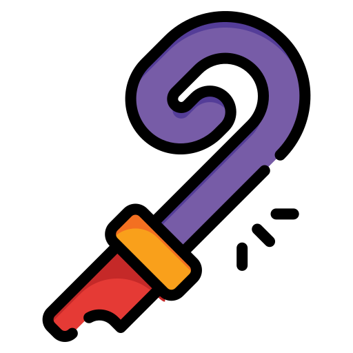 Party Whistle Generic Outline Color icon