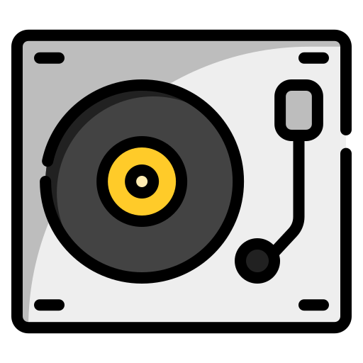 vinyl-player Generic Outline Color icon