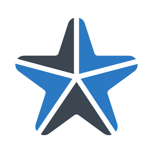 Étoile de mer Generic Blue Icône