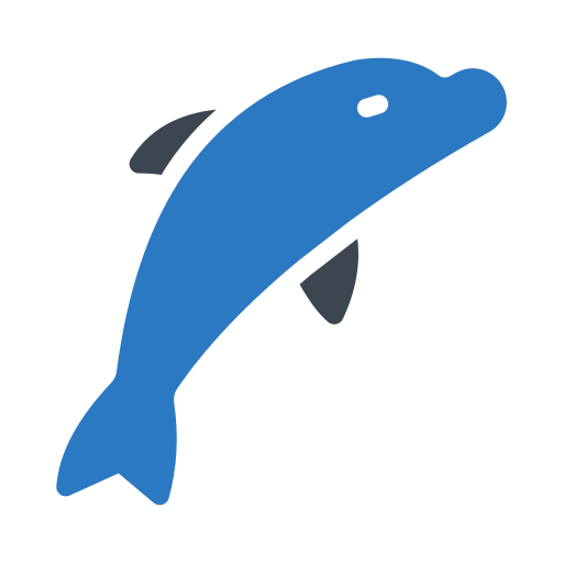 dolfijn Generic Blue icoon