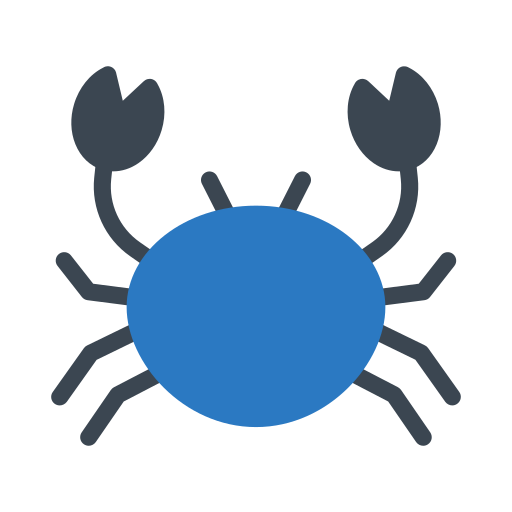 crabe Generic Blue Icône