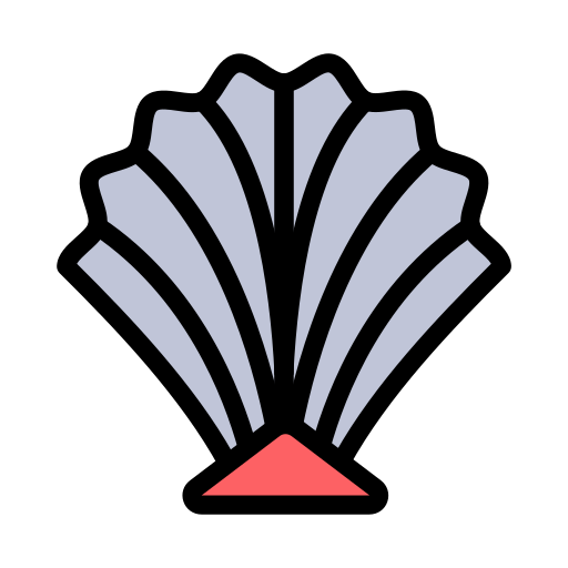 Морская ракушка Generic Outline Color иконка