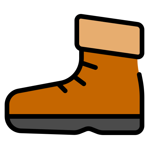 Śnieżny but Generic Outline Color ikona