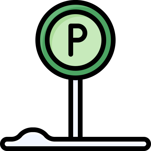 parcheggio Generic Outline Color icona