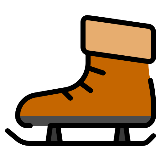 Ice Skate Generic Outline Color icon