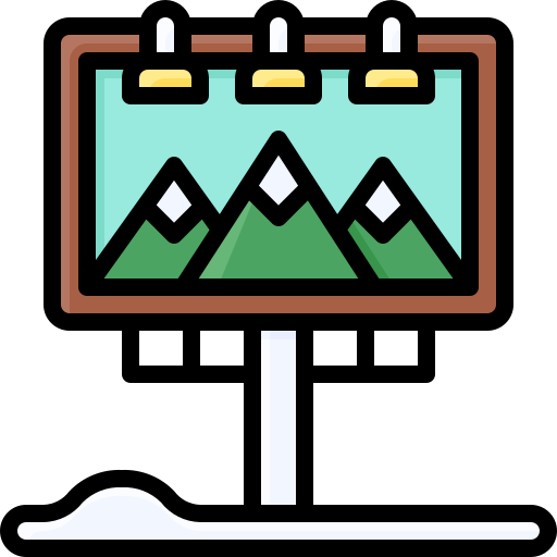 Billboard Generic Outline Color icon