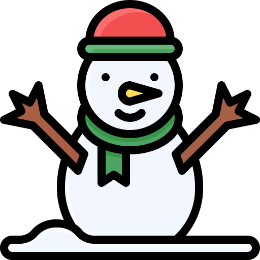 雪だるま Generic Outline Color icon