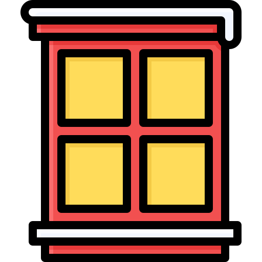 窓 Generic Outline Color icon