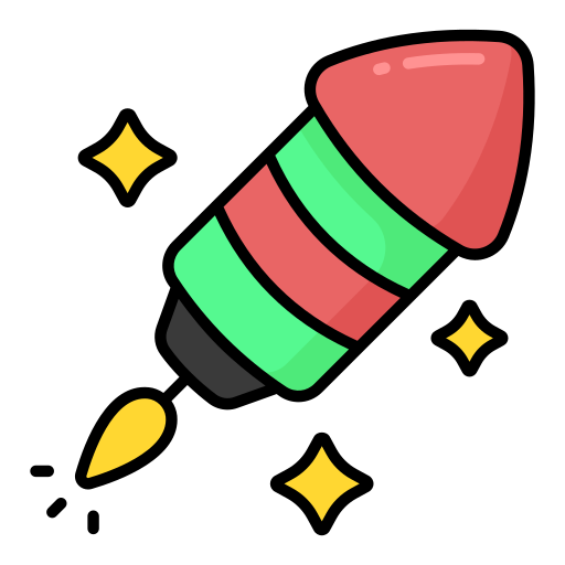 Firework Generic Outline Color icon