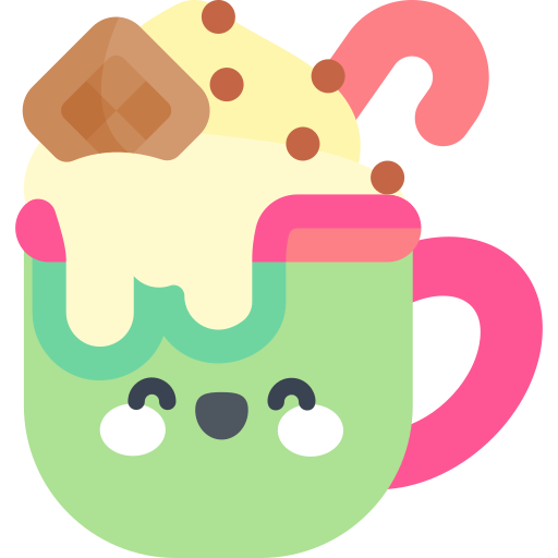 Hot Chocolate Kawaii Flat icon