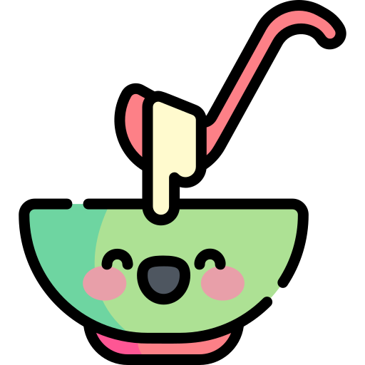 Soup Kawaii Lineal color icon