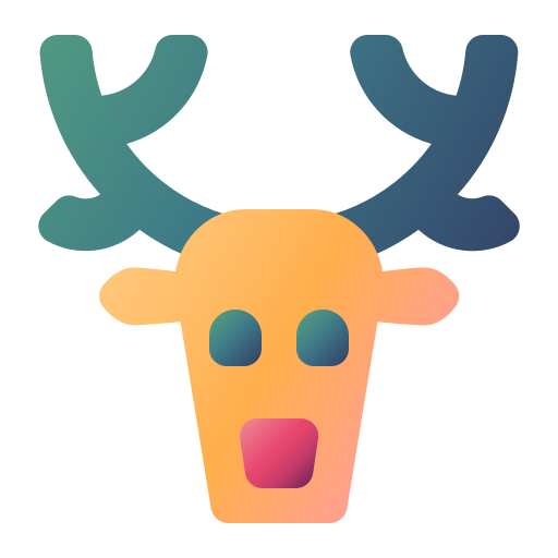 Deer Generic Flat Gradient icon