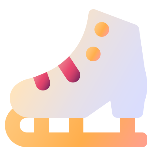 patinaje sobre hielo Generic Flat Gradient icono