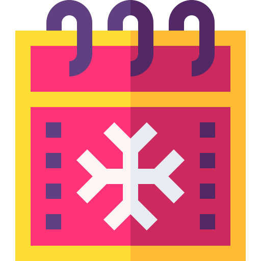 kalender Basic Straight Flat icon