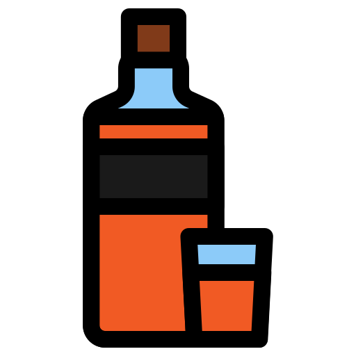 Alcohol Generic Outline Color icon