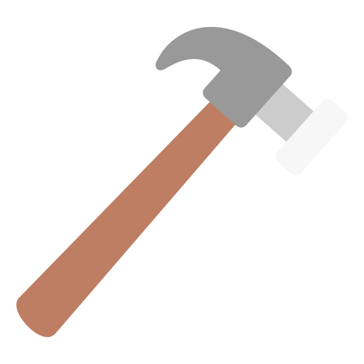 herramienta de martillo Generic Flat icono