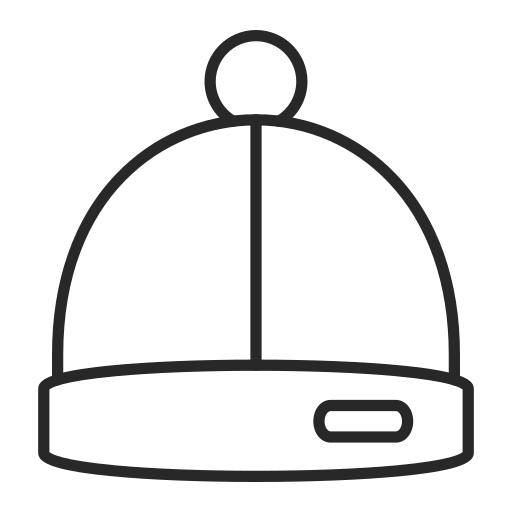 sombrero de invierno Generic Detailed Outline icono
