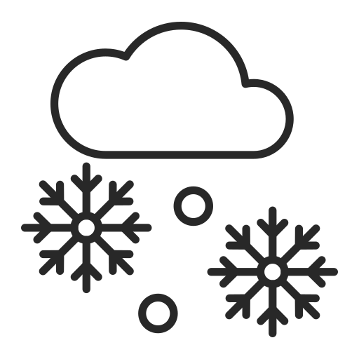 sneeuw Generic Detailed Outline icoon