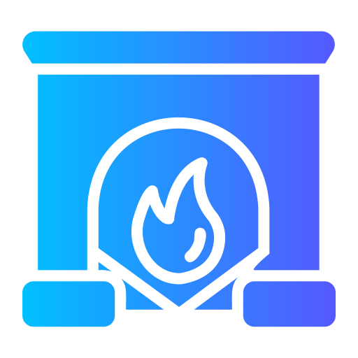 Fireplaces Generic Flat Gradient icon