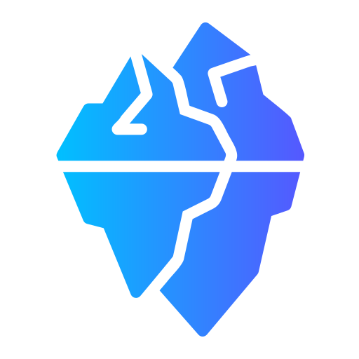 Iceberg  Generic Flat Gradient icon