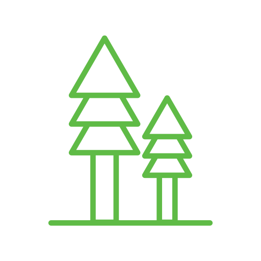 Trees Generic Outline Color icon