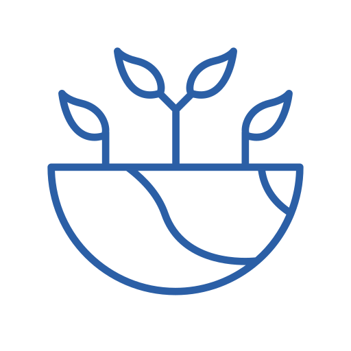 Ecology and environment Generic Blue icon