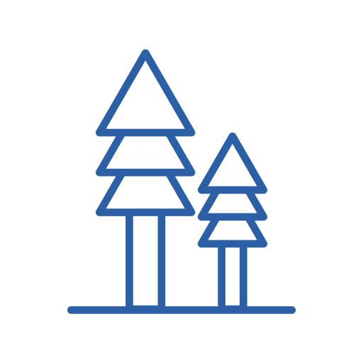 Trees Generic Blue icon