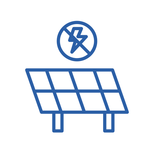 Énergie solaire Generic Blue Icône