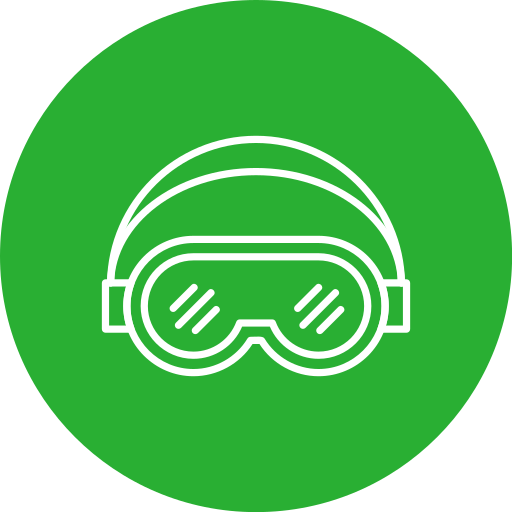 Ski goggles Generic Flat icon