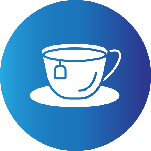 Tea cup Generic Blue icon