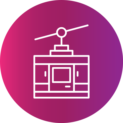 Cable car Generic Flat Gradient icon