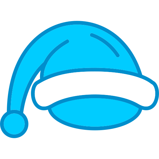 산타 모자 Generic Blue icon