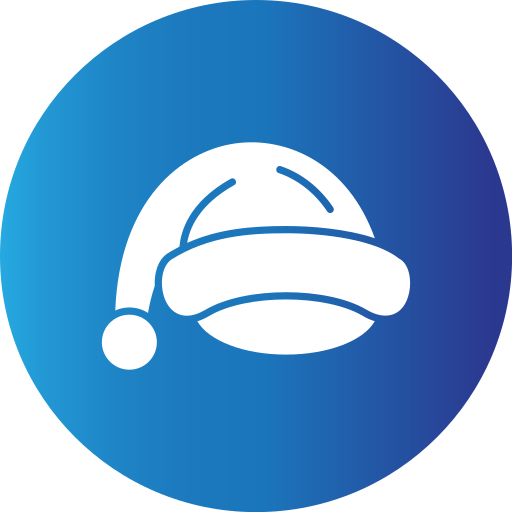 Шляпа санта Generic Blue иконка