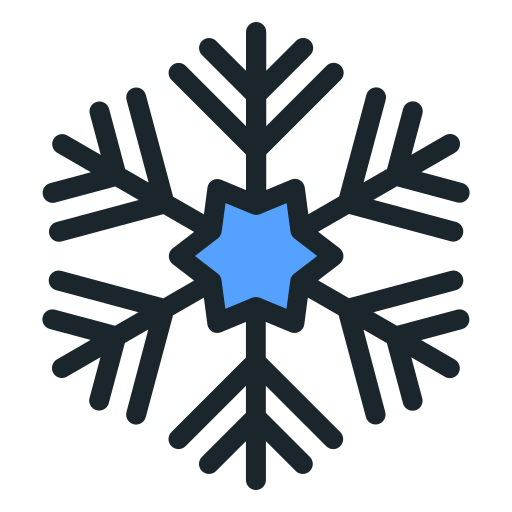 flocon de neige Generic Outline Color Icône