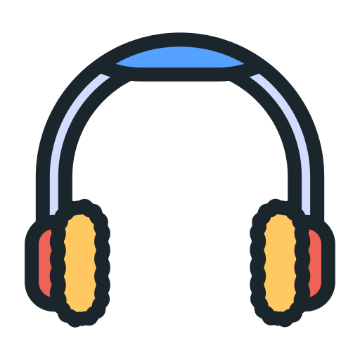 Earmuff Generic Outline Color icon