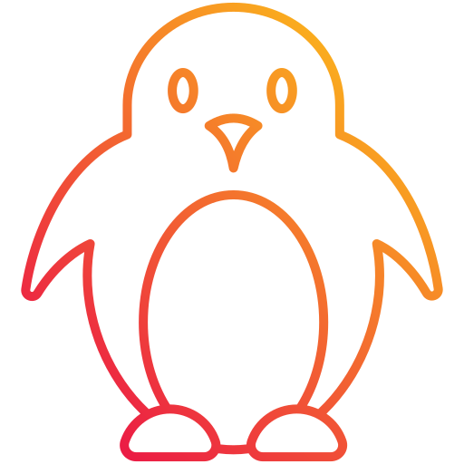 pinguim Generic Gradient Ícone
