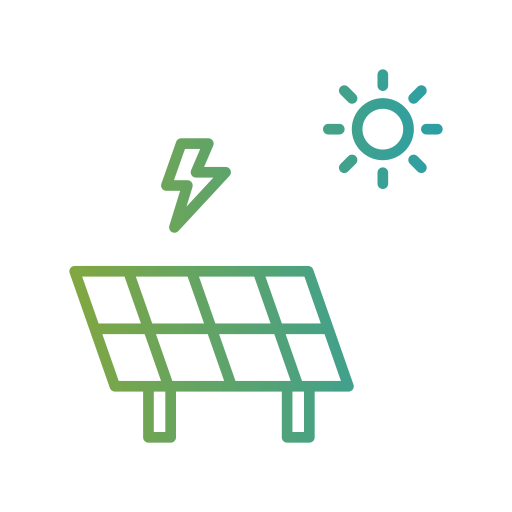 energía solar Generic Gradient icono